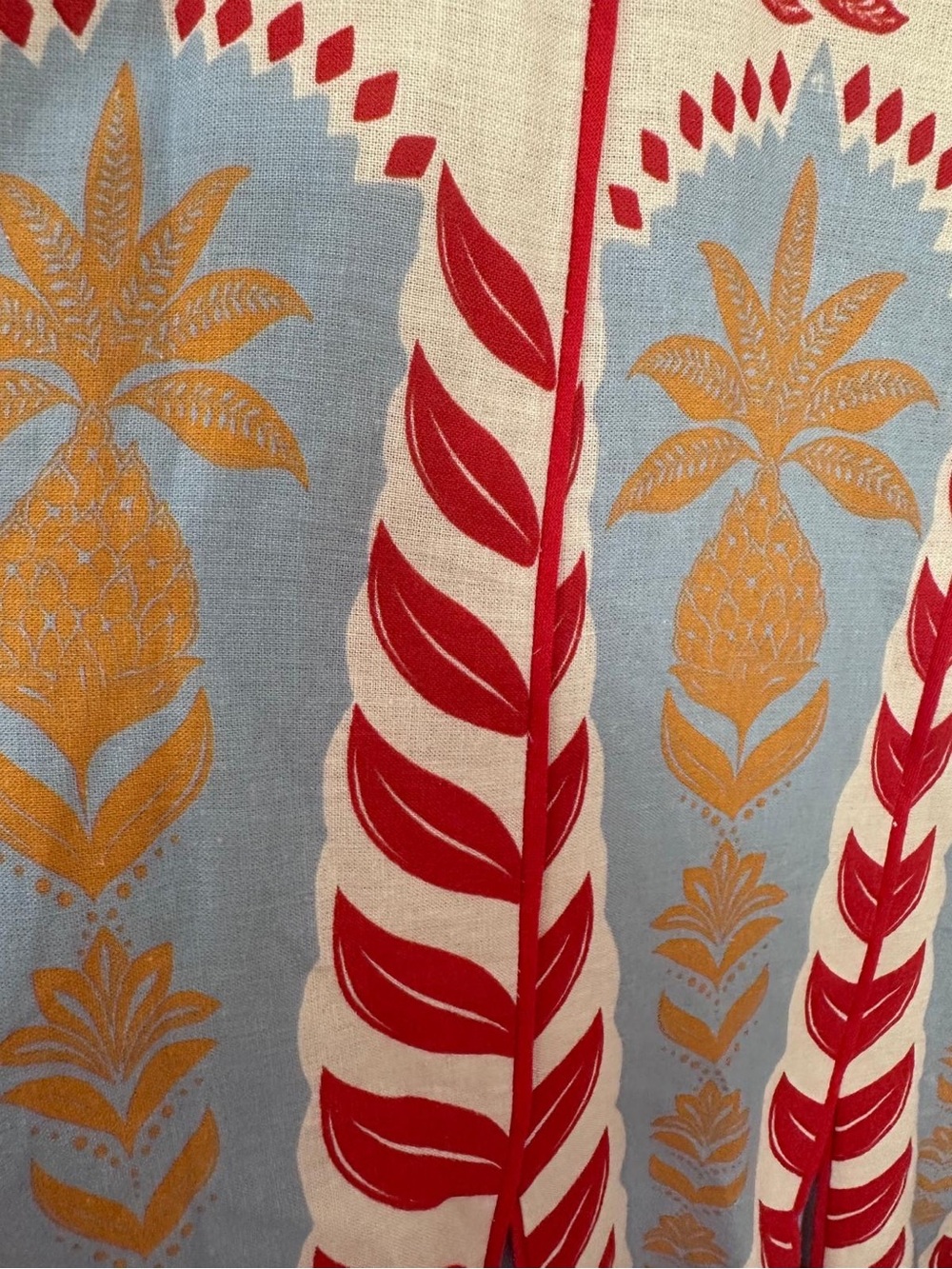 Tommy Bahama Red, White & Yellow Printed Maxi Dress - Picture 5 of 7